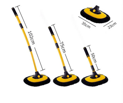 Curved Car Cleaning Brush with Telescopic Handle