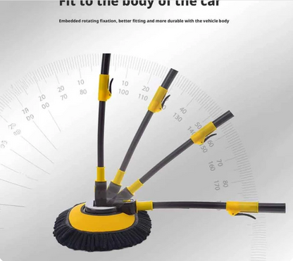 Curved Car Cleaning Brush with Telescopic Handle