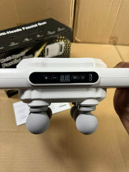 Multi-Head Deep Tissue Massager | Loosen Tight Muscles & Boost Recovery