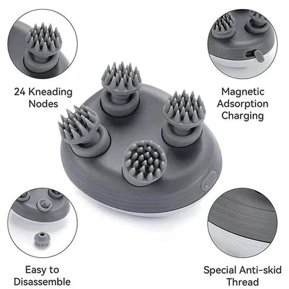 Electric Scalp & Body Massager – Stress Relief for Head, Neck & Shoulders
