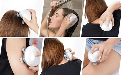 Electric Scalp & Body Massager – Stress Relief for Head, Neck & Shoulders